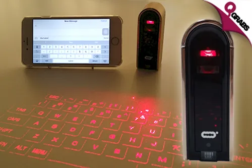 For QR249, Embrace the Futuristic with a Bluetooth Virtual Laser Keyboard! (QR299 Value)